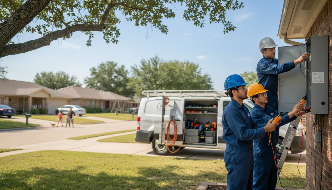 Certified electrician providing emergency electrical services in Glidden, IA